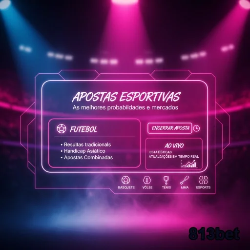 Interface da 813bet com opções de apostas esportivas ao vivo.