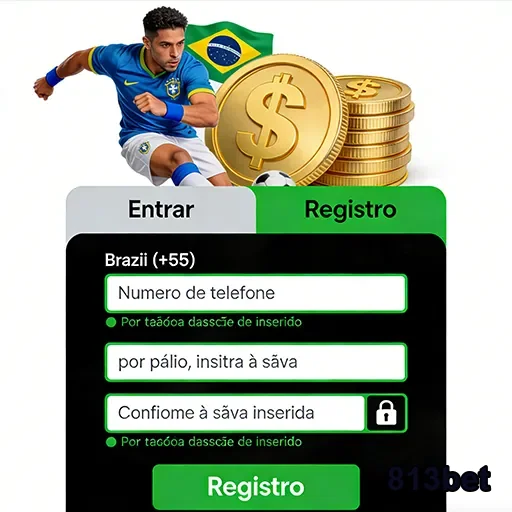 Jogador em campo e moedas ilustram serviços VIP na 813bet.