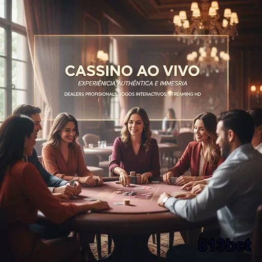 Jogadores interagindo em um cassino ao vivo na 813bet.