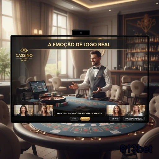 Jogador em cassino 813bet apresenta mesas de jogos ao vivo.