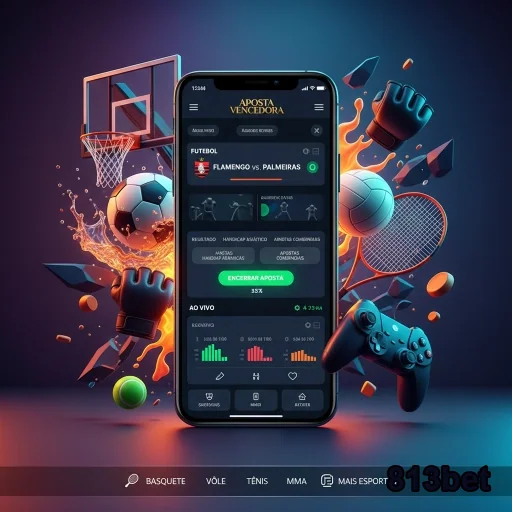 Tela de apostas da 813bet com diferentes esportes disponíveis.
