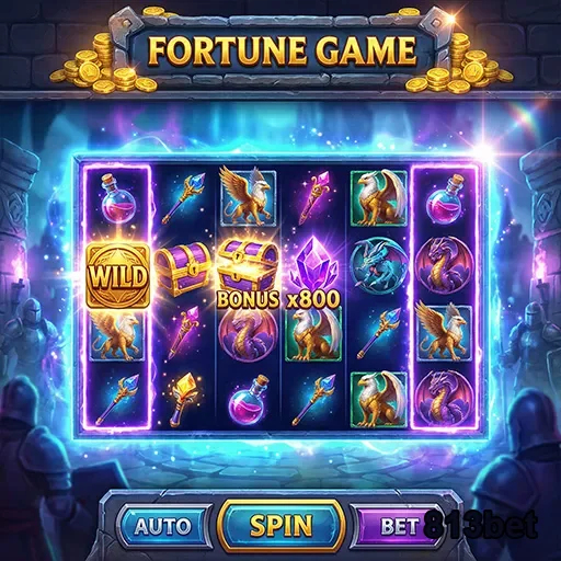 Tela do jogo Fortune Game nos serviços VIP da 813bet.