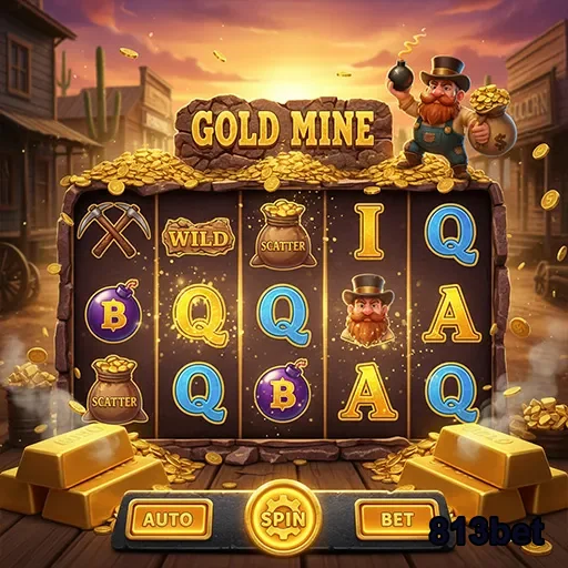 Slots de Gold Mine na 813bet, destacando funcionalidades únicas.