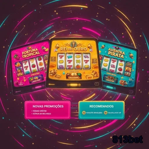Tela do aplicativo 813bet com jogos e promoções visíveis.